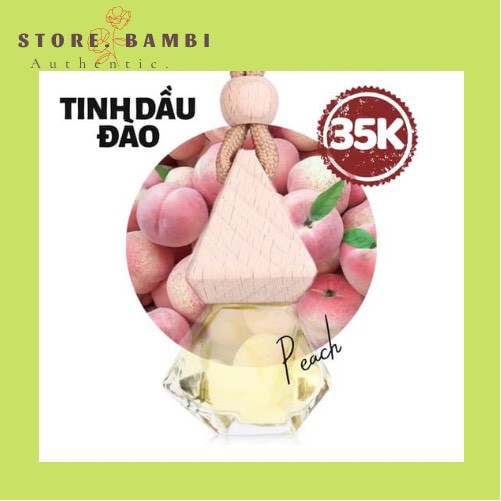 💖 𝘽𝘼𝙈𝘽𝙄 💖 Tinh Dầu Treo Phòng Đào Thiên Nhiên 7ml