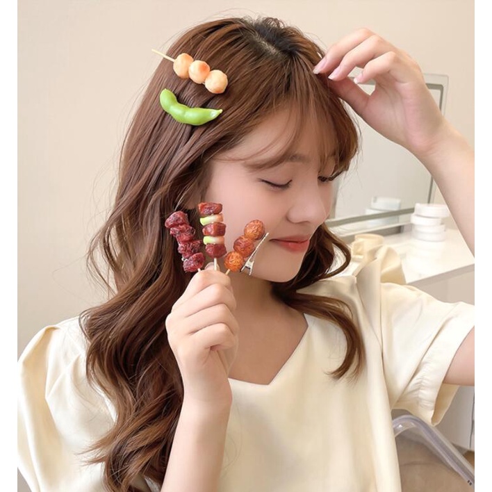 Set 12 Kẹp Tóc Hình Dáng Dễ Thương