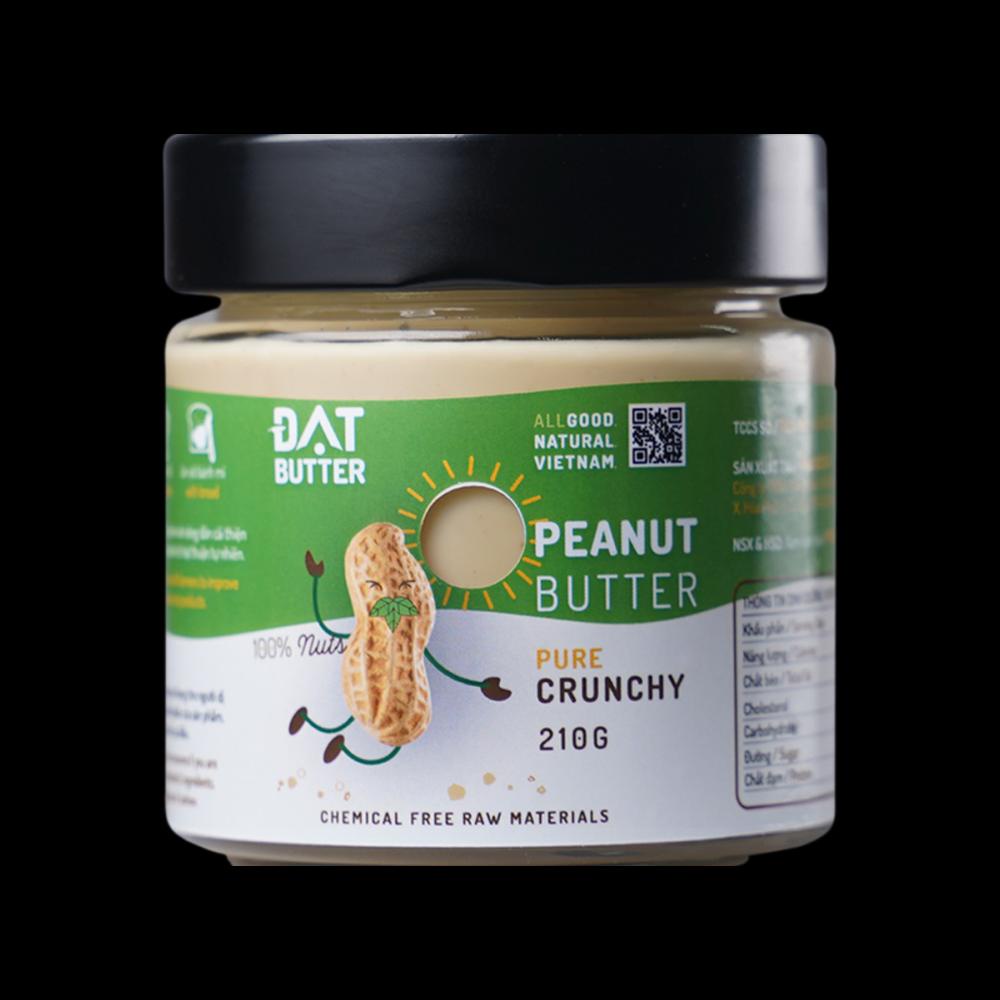 Bơ đậu phộng, lạc nguyên chất  - 210g | mịn, hạt