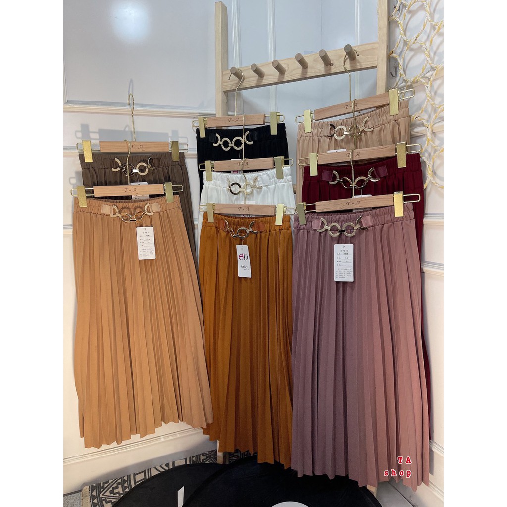 chân váy xếp ly đai xích shop sun soc | BigBuy360 - bigbuy360.vn