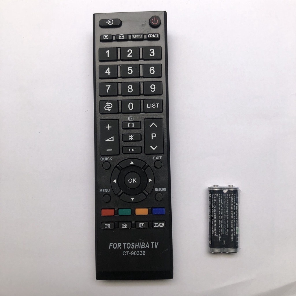Điều Khiển Ti Vi TOSHIBA ( LED Và LCD ) tặng kèm pin AAA
