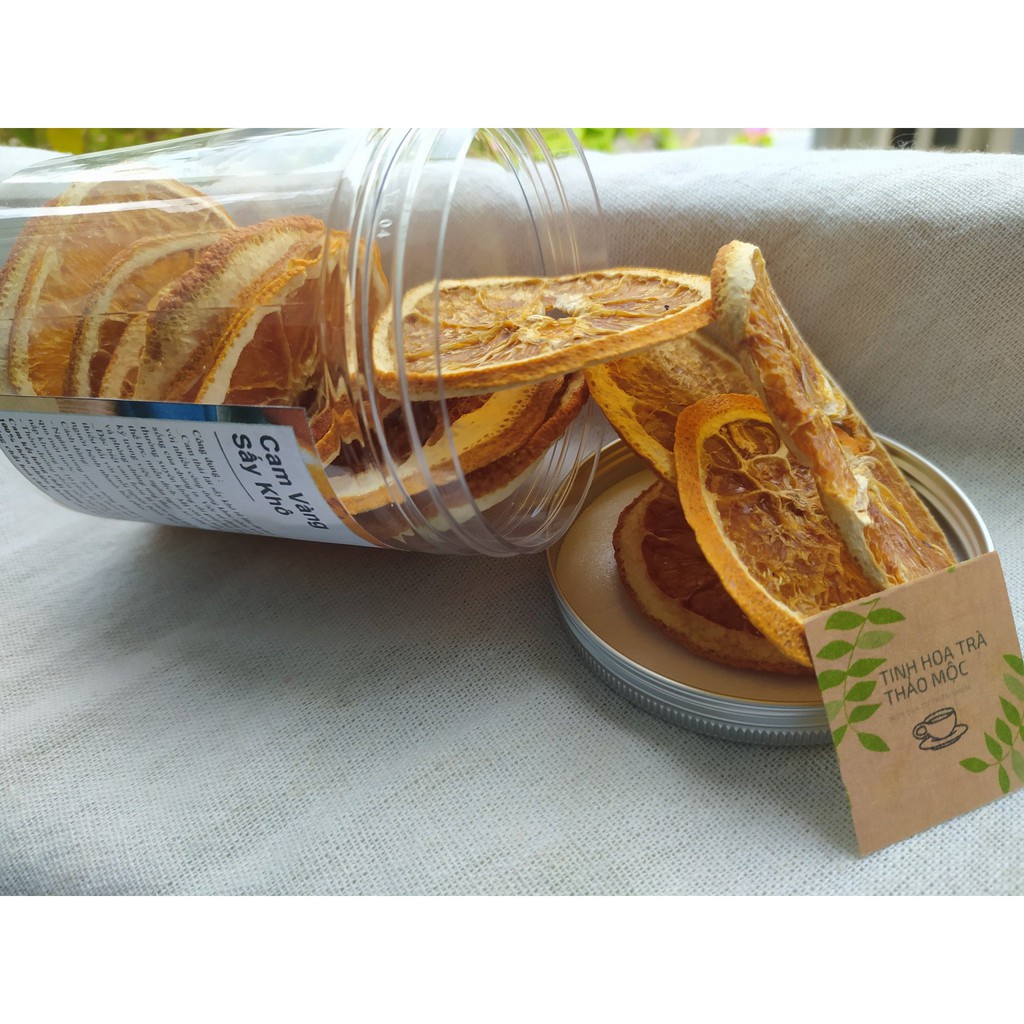 (ảnh +video) cam vàng new zealand sấy lọ siêu xinh 500ml