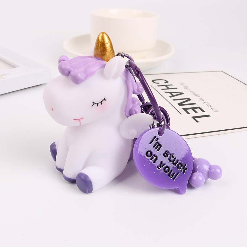 Móc khóa mặt hình kỳ lân dễ thương