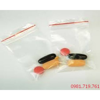 Tập 100 túi Zip size nhỏ