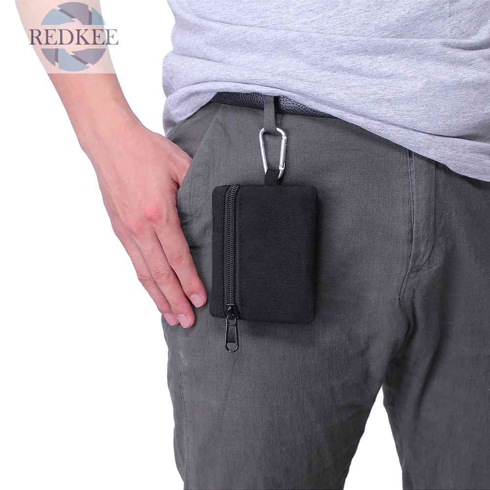 Túi Đựng Tiền Xu Chìa Khóa Đeo Thắt Lưng Mini Tiện Dụng Mang Theo Du Lịch Cắm Trại