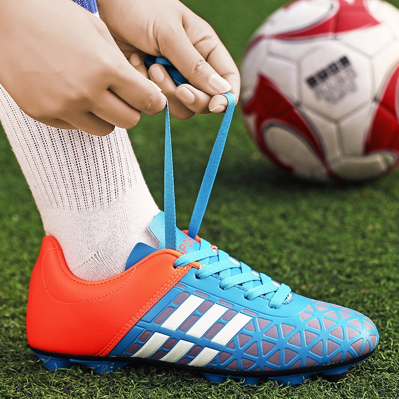 [Hàng Có Sẵn] Giày Đá Banh Plus Size 31-43 Kasut Sukan Sepatu Bola Sepak Lelaki Cho Bé