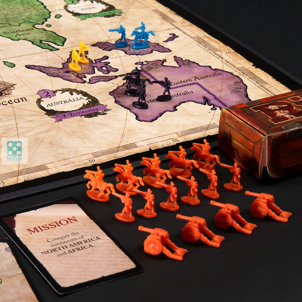 Risk boardgame (bản tiếng Anh)– The game of strategic conquest – Trò chơi chiến thuật đỉnh cao