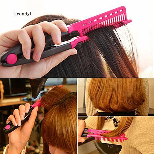 Lược chải tóc chữ V kiểu dáng đơn giản tiện lợi dành cho nữ