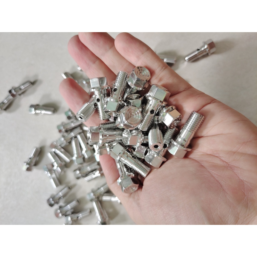 - ỐC 10li - THÁI V2 V3 V4 -  INOX 304 chiều dài 10-70mm hàng siêu đẹp gắn mọi loại xe