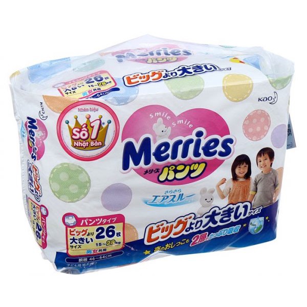 Tã Bỉm Merries Dán/Quần Nội Địa Nhật cm/ jumbo/ cao cấp NB96/S88/M68/L58/M64/L50/XL44/XXL28/M58TC