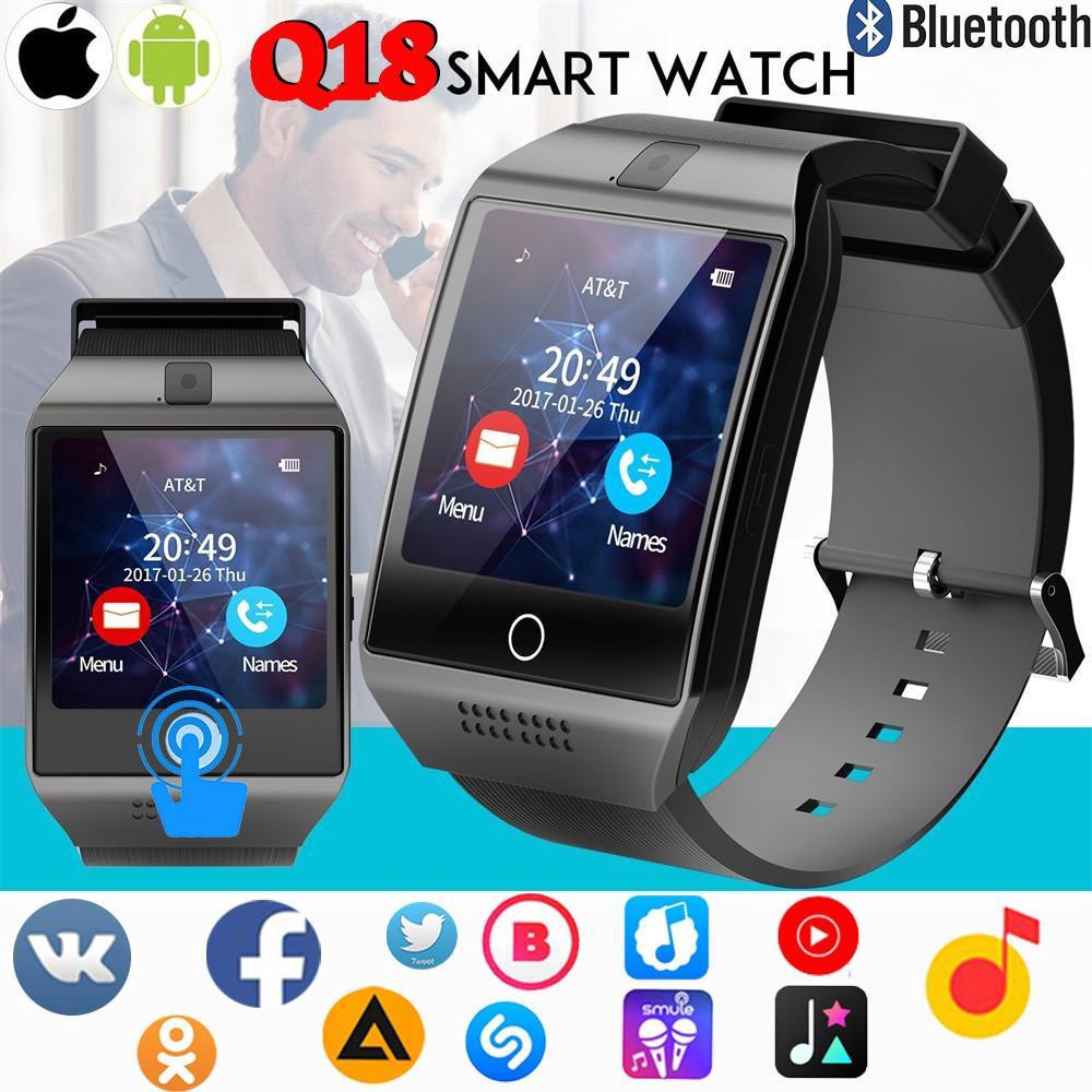 Q18 Smartwatch with Bluetooth + GSM + Camera + TF Card for iOS / Android