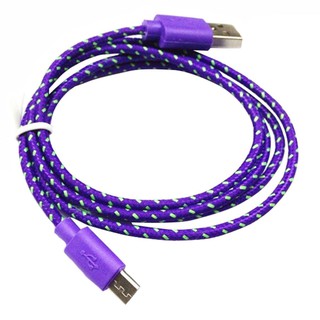 1M Micro USB Data Sync Charger Cable Braided Cord for Galaxy Android Phone