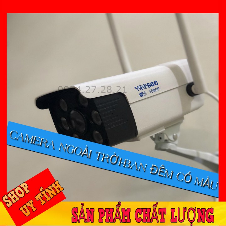 [Mã ELC2C11 giảm 7% đơn 500K]Camera Yoosee Ngoài trời 6 Led Full HD 2.0mMpx