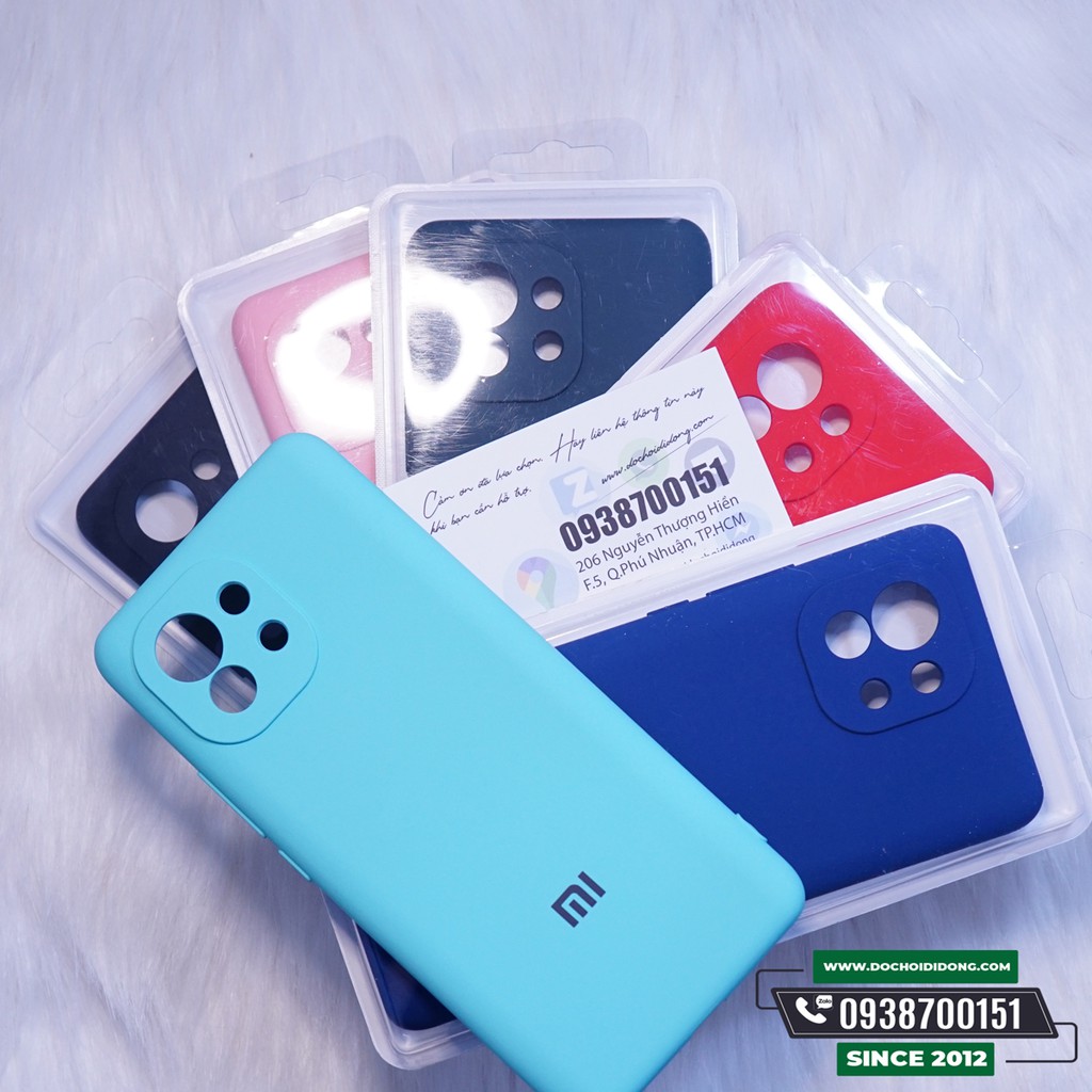 Ốp Lưng Xiaomi Mi 11 Silicon Chống Bẩn Cao Cấp