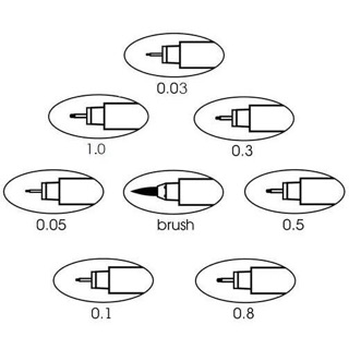 Bút line Marvy
