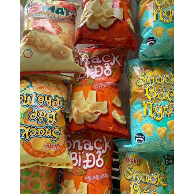 Bim Bim quốc dân Oishi To chà bá mix Các Vị 75g (giao ngẫu nhiên)