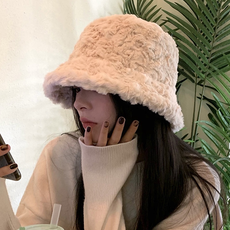 Mũ tai bèo vải bông dày giữ ấm mùa đông phong cách Hàn Quốc dễ thương cho nữ