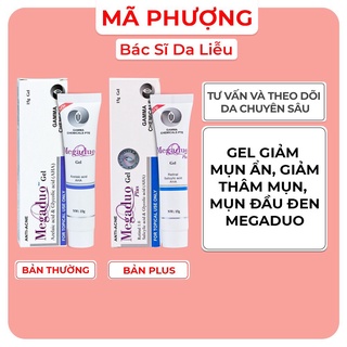 [CHÍNH HÃNG] Gel giảm mụn ẩn, giảm thâm Megaduo Gel bản thường AHA và bản Plus Retinal - Bác sĩ Mã Phượng