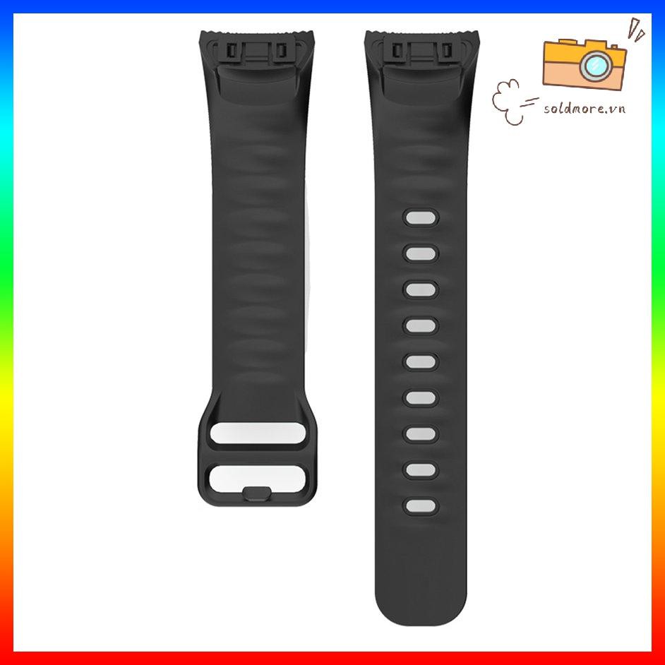 Dây Đeo Thay Thế Chất Liệu Silicon Màu Trơn Cho Samsung Gear Fit2 Pro