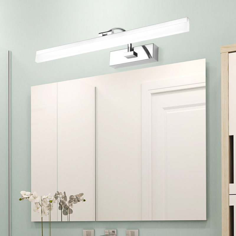 Đèn trước gương hiện đại đơn giản chống sương mù phòng tắm Tủ tắm nhà vệ sinh LED Đèn tường sáng tạo đèn tủ gương