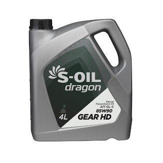 DẦU HỘP SỐ TAY S-OIL DRAGON GEAR HD 80W90 4L VÀ 85W140 4L