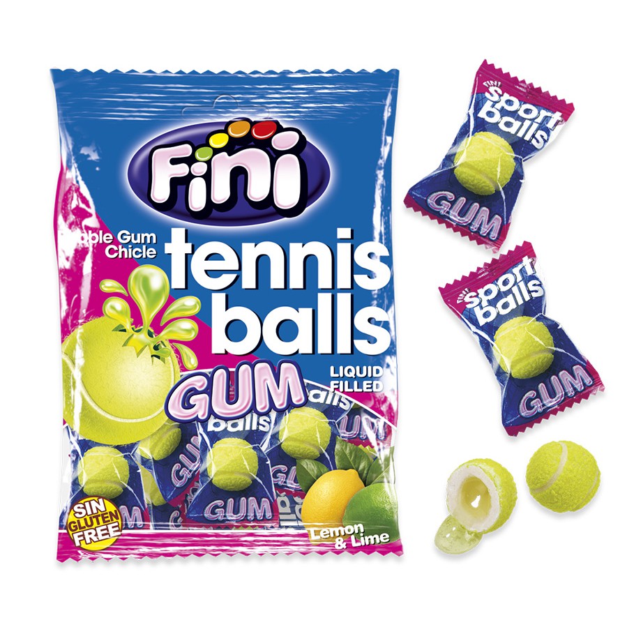 Kẹo cao su Fini Tennis Balls Gum 80g