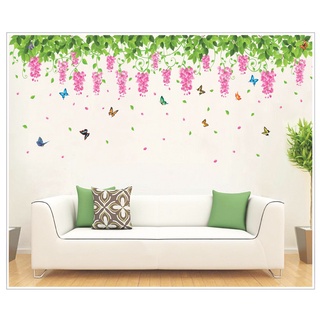 Decal dán tường phòng ngủ hoa tigon xy1132. đề can dán tường hàn quốc kích thước 60x90cm