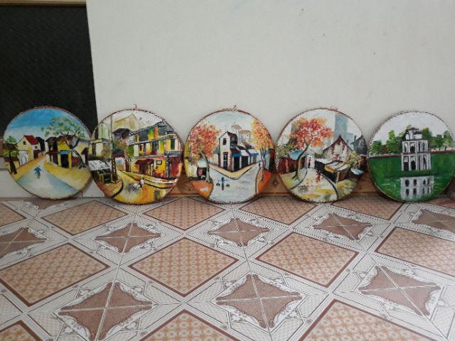 Tranh mẹt phong cảnh phố cổ hà nội