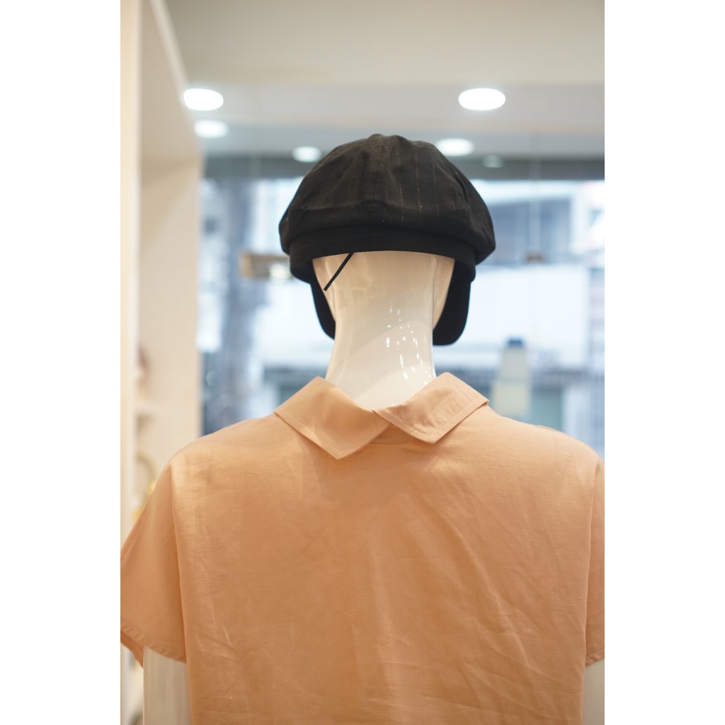Áo Sơ Mi Linen Hồng Cổ Bẻ 175