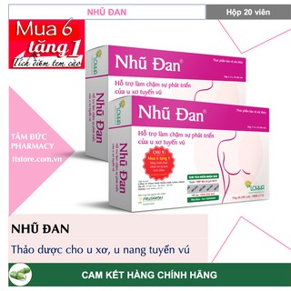 NHŨ ĐAN [Hộp 20 viên] - Hỗ trợ điều trị u xơ, u nang tuyến vú