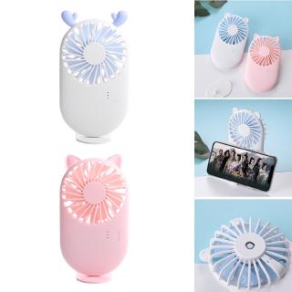 Quạt Mini Bỏ Túi Đa Chức Năng Có Đế Đỡ