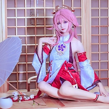 Trang phục COSPLAY Yae Miko trong Genshin Impact