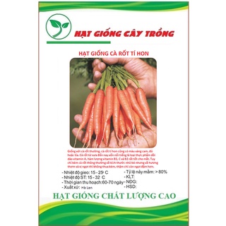 Hạt giống cà rốt ti hon ct171 - gói 0.1gram