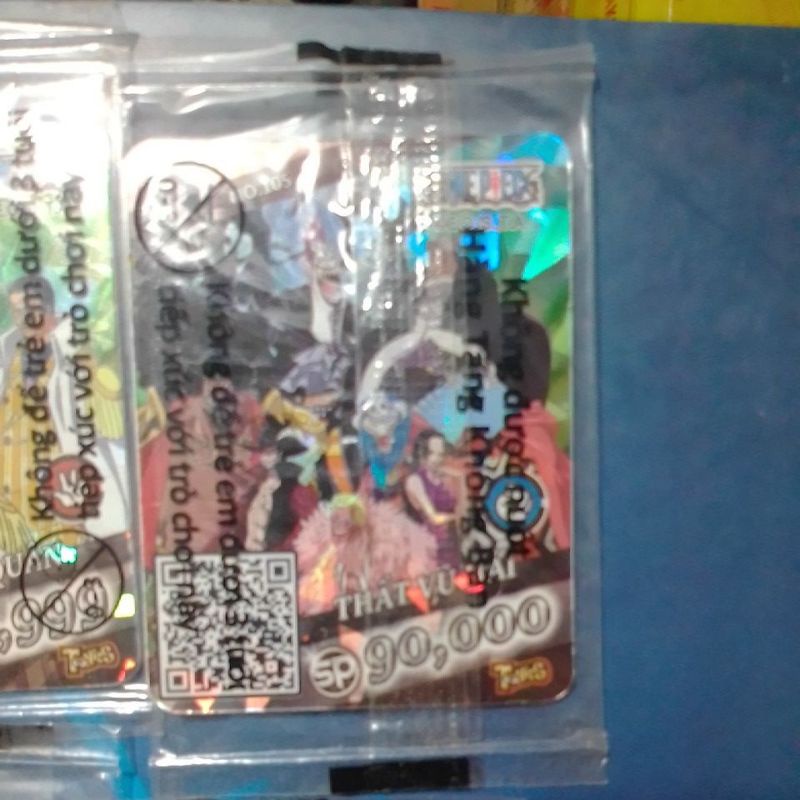 Bộ 7 thẻ ma trận kim cương One Pice Toonies