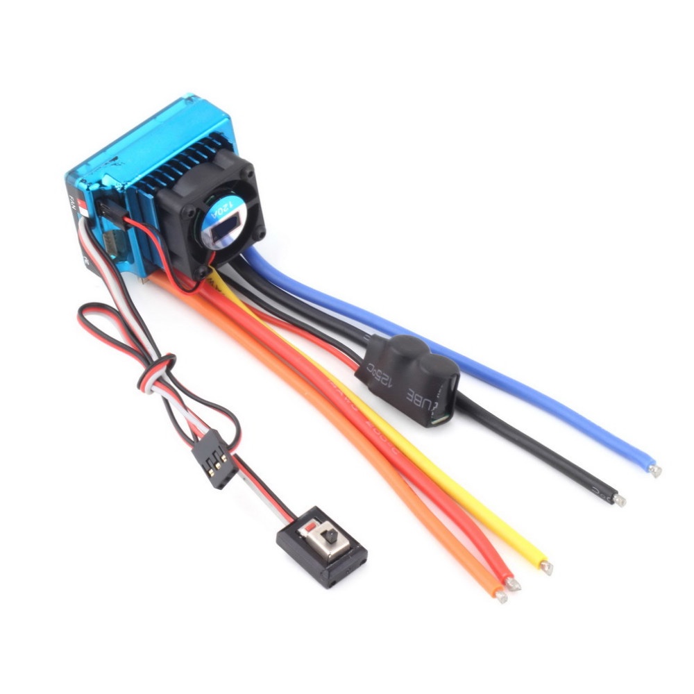 Rc 35A / 60A / 120A ESC PCB Cảm Biến Tốc Độ Không Chổi Than ESC Cho Xe Điều Khiển 1/8 1/10 1/12