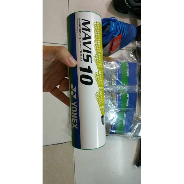 Quả cầu lông bằng nhựa Yonex Mavis 10 (6 quả/1 hộp) hàng chính hãng