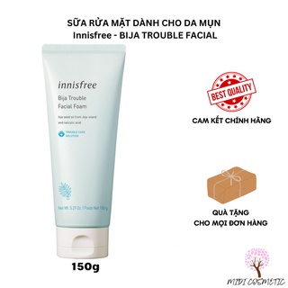 Sữa Rửa Mặt Dành Cho Da Mụn Innisfree Jeju Bija Trouble Facial Foam 150gram