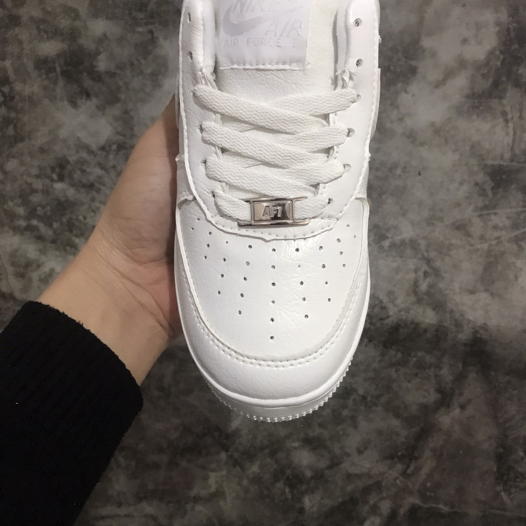 Giày AF1 trắng full thể thao sneaker hot trend  Force 1 trắng full size nam nữ đầy đủ box bill tag