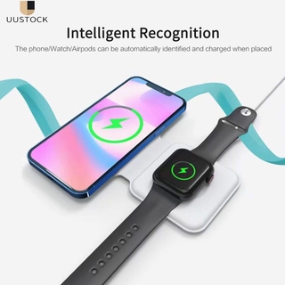 Đế sạc không dây 2 trong 1 magsafe 15w cho iphone12