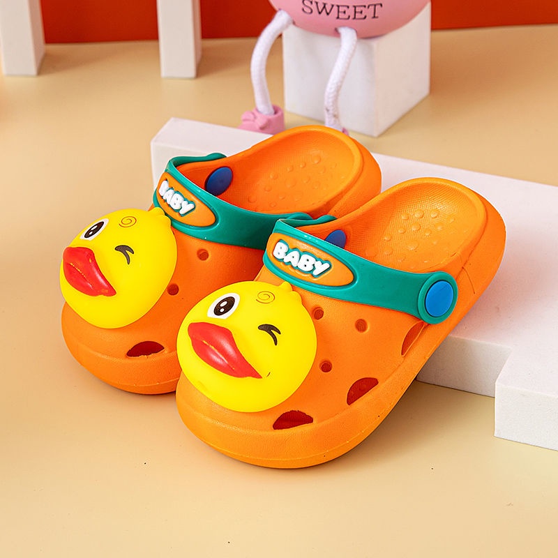 Oeggeo shop Dép Đục Lỗ Ba Chiều Đơn Giản Cho Trẻ Em Hoạt Động Ngoài Trời