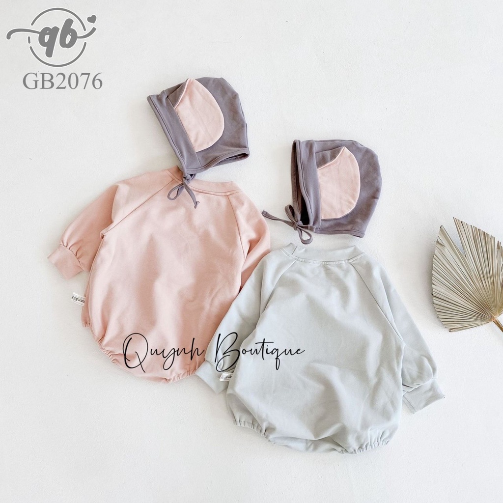 Bodysuit trẻ em Quỳnh Boutique mẫu body con voi siêu xinh cho bé