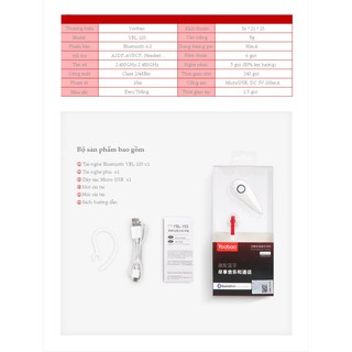 Tai nghe Bluetooth 4.0 Yoobao YBL-103