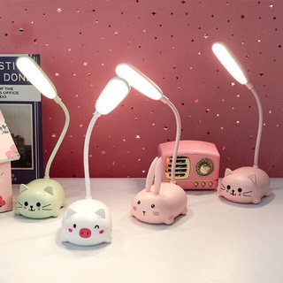 Đèn Led Chống Cận Để Bàn Cute Sạc Pin