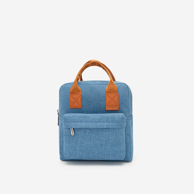 VASCARA Balo Mini Quai Đôi Phối Màu BAC 0119 Màu Xanh Denim