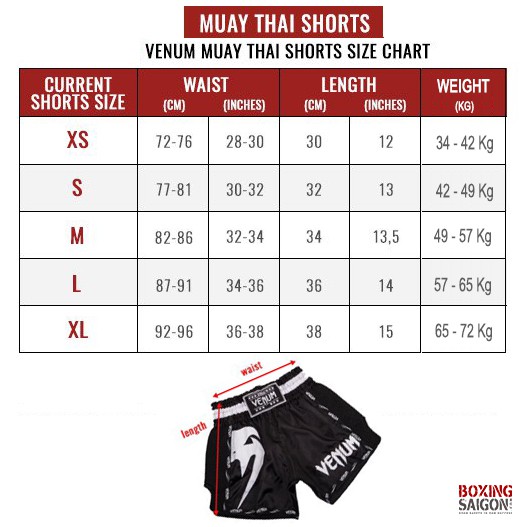 Quần Muay Thai Venum BangKok Spirit - Black