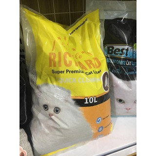 Cát khử mùi vón cục cát vệ sinh cho mèo Richard 10lit