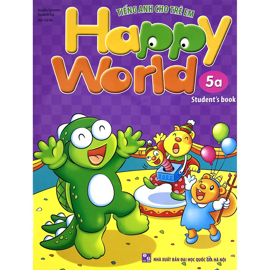 Sách - Tiếng Anh Cho Trẻ Em - Happy World - 5a (Bộ 2 quyển, 1 sổ tay, 1 đĩa DVD) | BigBuy360 - bigbuy360.vn