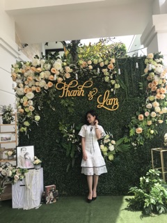 Đầm ren đuôi cá