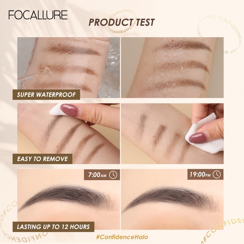 Chì kẻ lông mày Focallure mềm mịn chống thấm nước