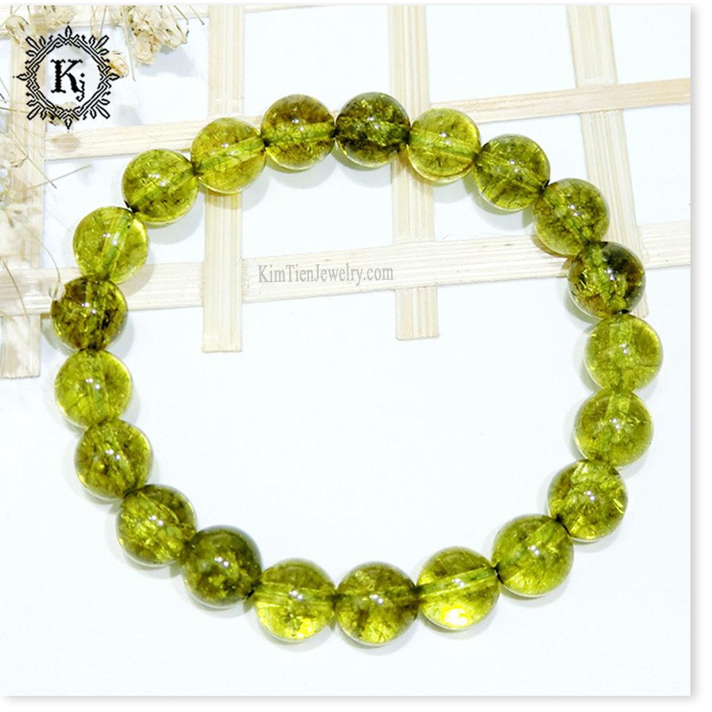 Vòng Tỳ Hưu Đá Peridot Bạc Mạ Vàng 24K - Hợp Mệnh Mộc, Mệnh Hỏa - Viên Đá Giải Trừ Sự U Mê - Hướng Đến Những Điều Lương